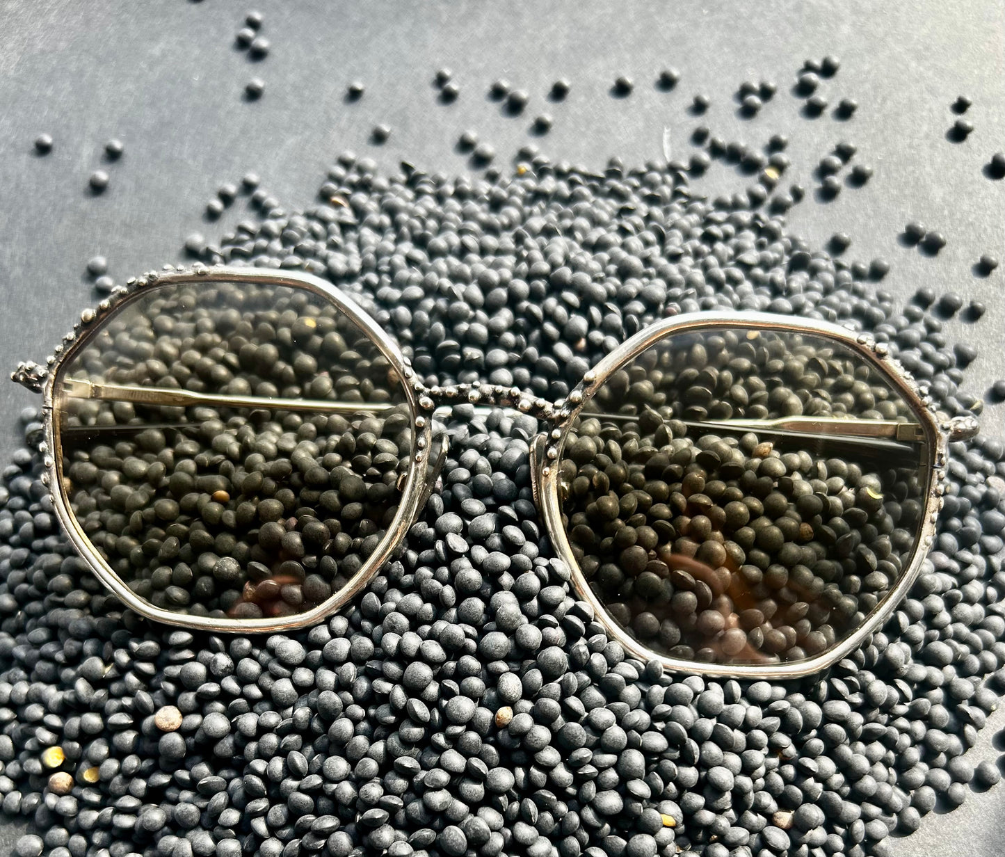 Silver octagonal one-of-a-kind