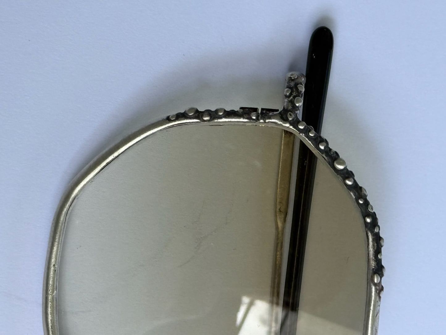 Silver octagonal one-of-a-kind